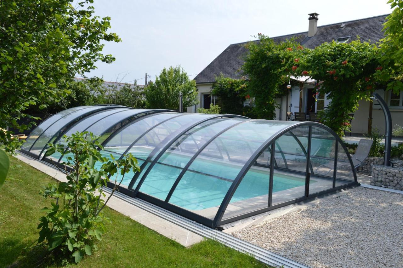 Au Coeur Du Bien-Etre, Chalet Avec Piscine Chauffee Et Couverte, Spa, Sauna, Massages Monteaux Екстериор снимка